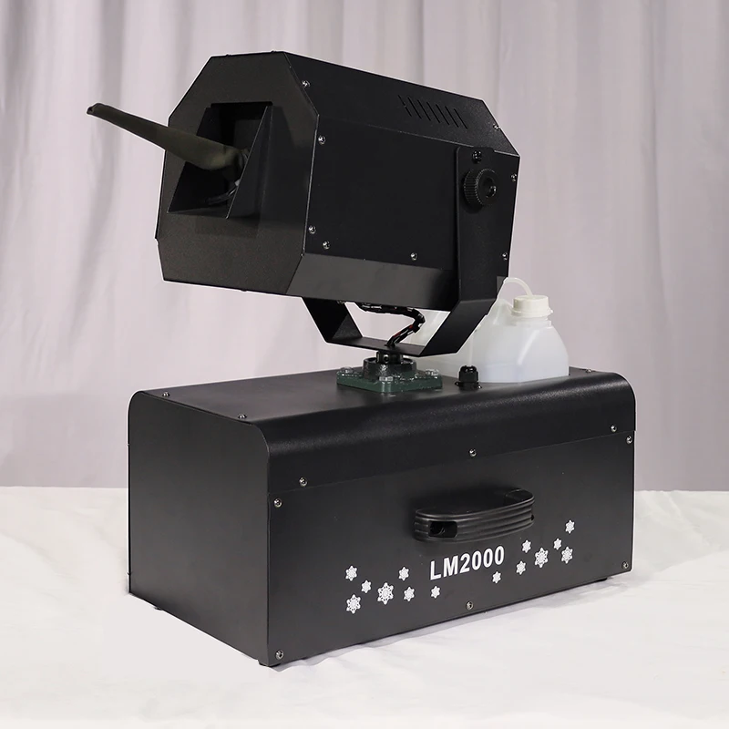 2000W Fake Christmas Snowflake Maker Outdoor Simulation Shaking Snow Machine 360 Degree Moving Head for Party Event Stage