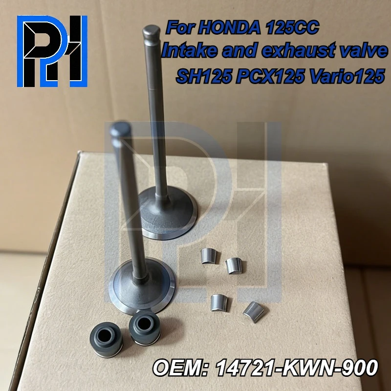 PH Motorcycle Accessories 125CC Engine Valve Kit Oil Seal Locking Plate For HONDA SH125 PCX125 Vario125 SH PCX 14721-KWN-900 4T