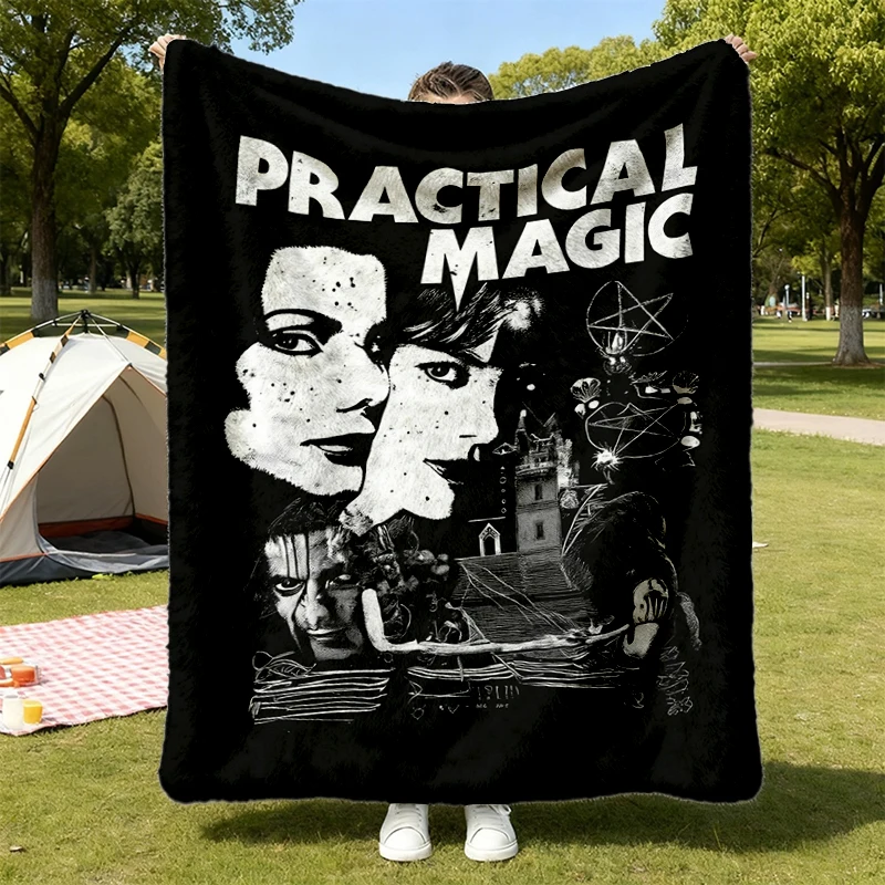  Practical Magic Old Movie Cozy Blanket, Practical Magic Warm Blanket, Witch Soft Blanket, Halloween Gift