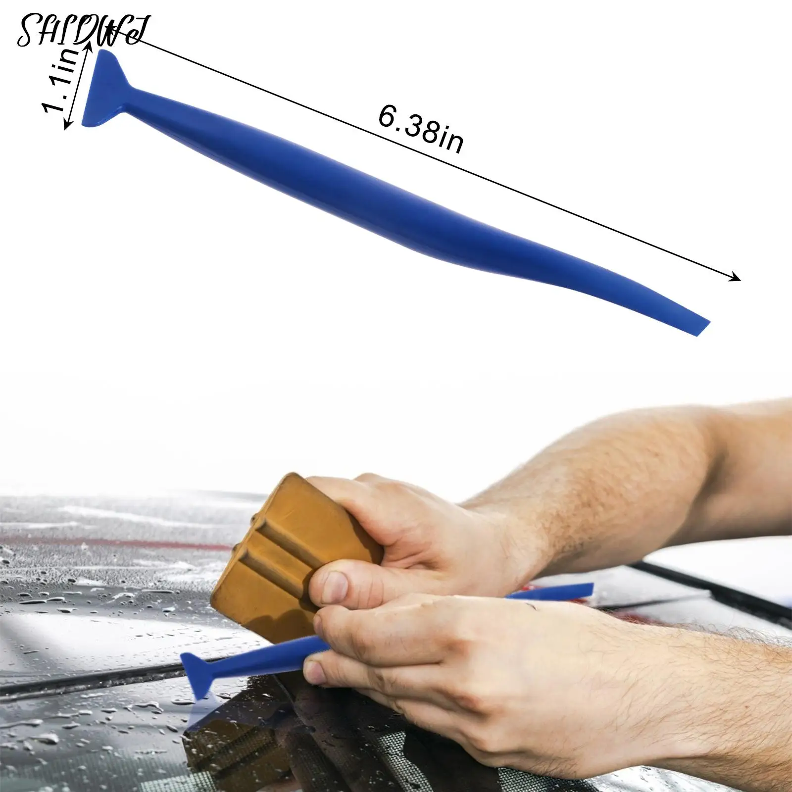 Car Film Wrap Tool Kit Squeegee Set Vinyl Scraper Cutter for Vehicle Window Tint Car Accessories Wrapping Tools Vinyl Spatula