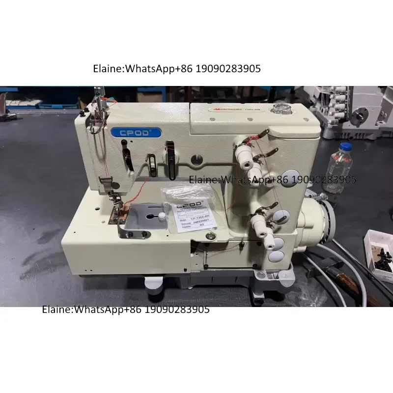 CP-1302-4W Computerized Direct-Drive Curved-tooth Gear Industrial Sewing Machine for Scalloped-Edge Lace Stitching