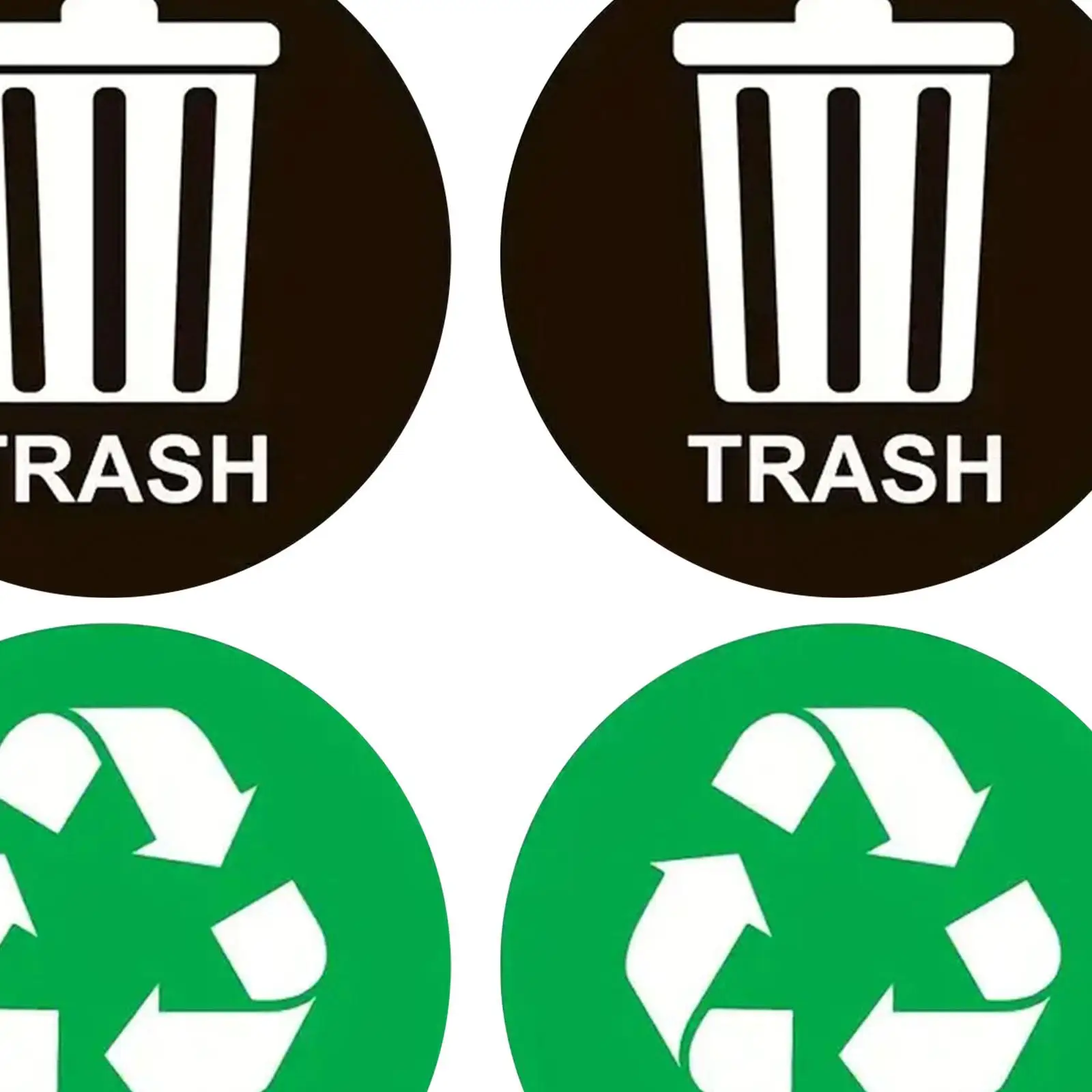 2-6pack 9 Pieces Recycle Stickers for Trash Can 5