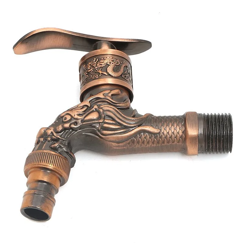 Zinc alloy European antique style faucet, single cooling washing machine mop, sink faucet, wall mounted retro style