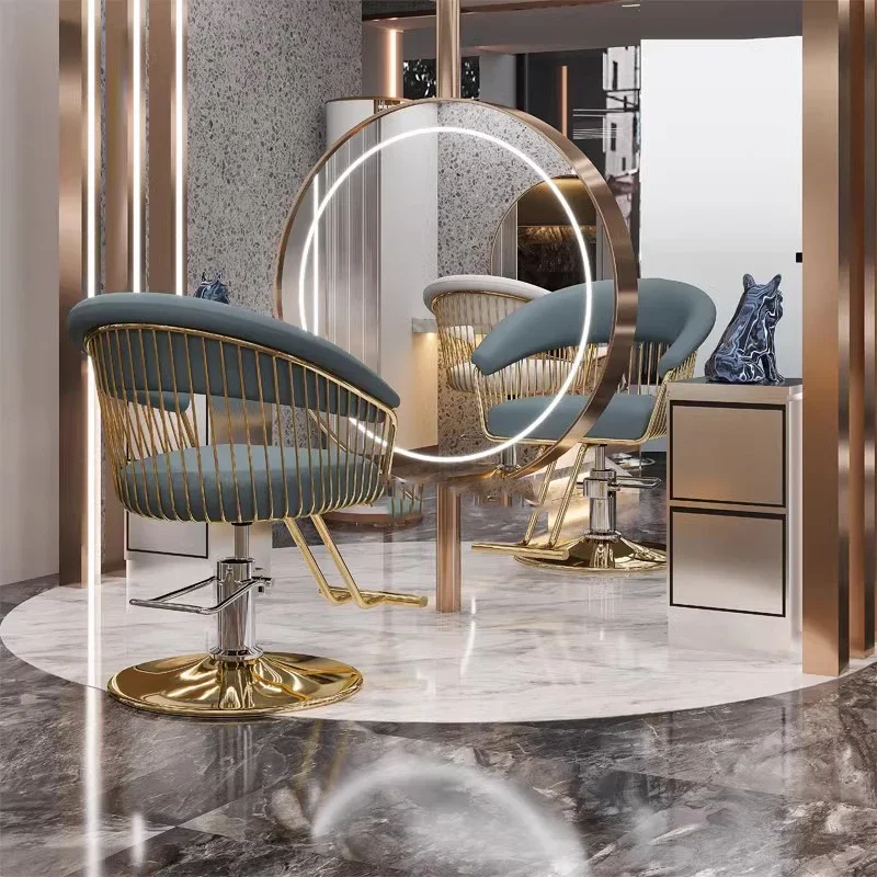 Chaise de Barbier Rétro de Luxe, Vintage, Classique, Design, Esthétique