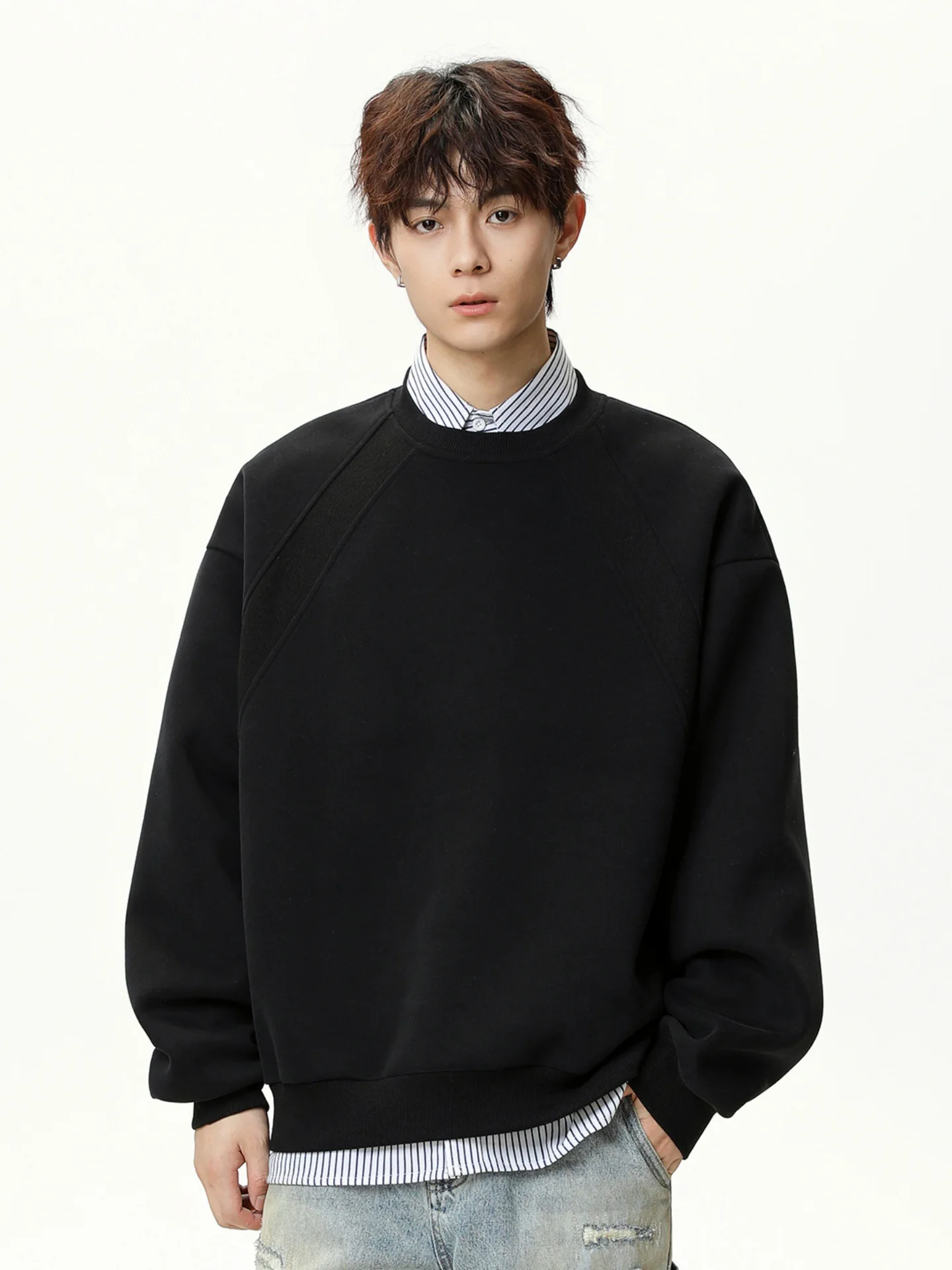 

Мужские худи без капюшона со светоотражающими элементами для тренировок, упражнений, подготовки, развития, улучшения и совершенствования навыков, термо.