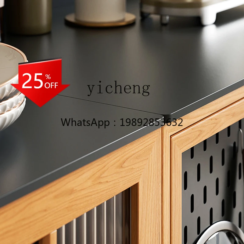 

ZZ Nordic all solid wood dining side storage tea wine cabinet restaurant locker multi-functional home decor