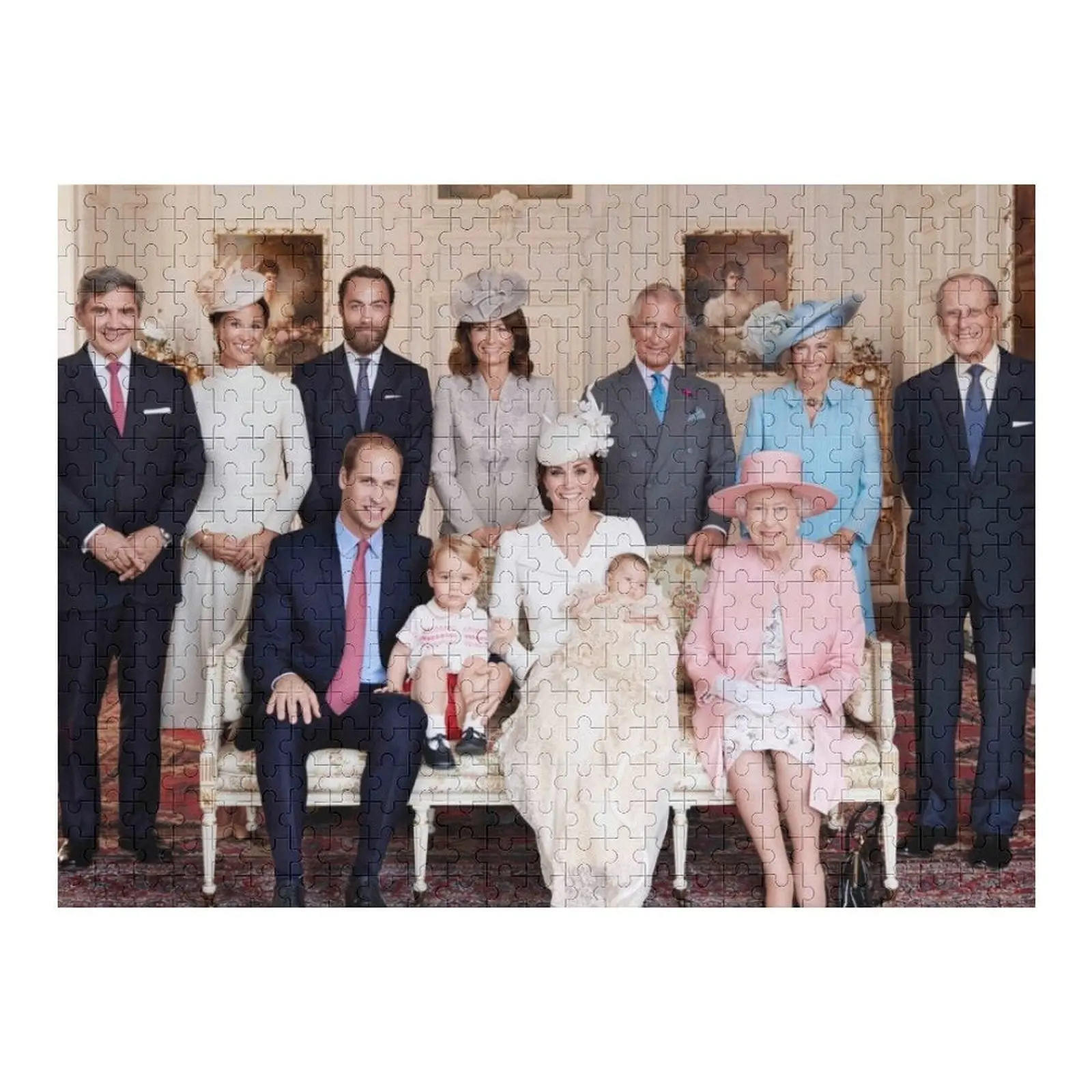 

Британская королевская семья Пазл Woodens для взрослых Имя Деревянные игрушки Детали головоломки Взрослые произведения искусства Пазл