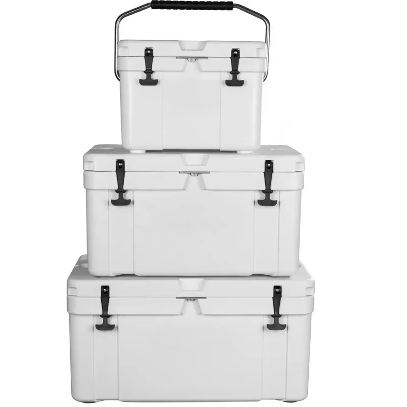 Rotational Cooler Box 20 Quart 50 Quart 70 Quart Freezer Lock for Camping Fishing Hunting Outdoor Ice Chest Storage Container