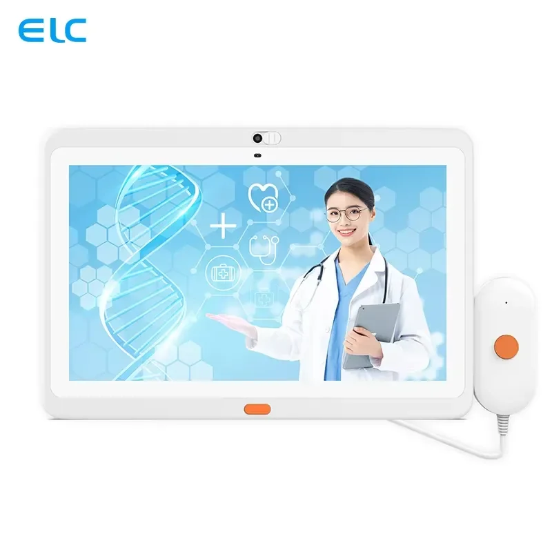 Wall mount Medical hospital patient care Call Handle Service POE touch screen android tablet