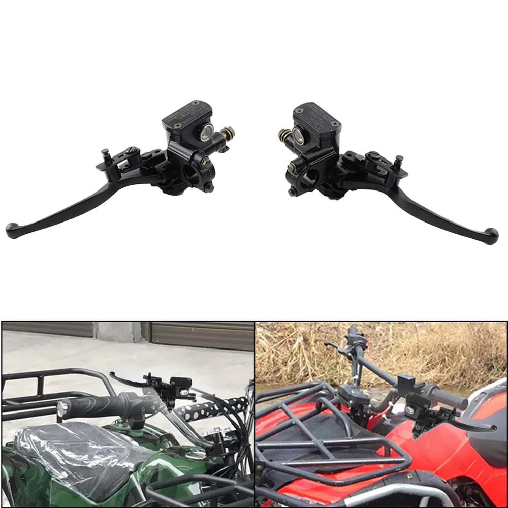 

Motorcycle Cylinder Hydraulic Brake Lever Clutch Lever Pump Left Right For Universal 50cc-250cc Dirt Bike ATV Four-wheel