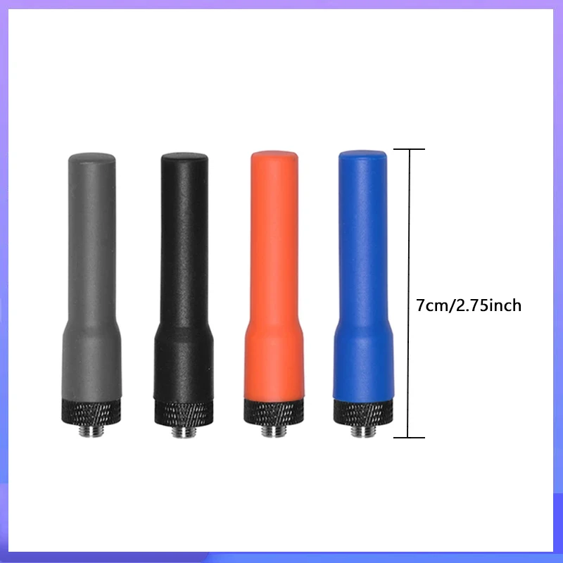 ST20 BNC Short Walkie Talkie Antenna SMA-Female/SMA-Male /BNC Connector Four Colors UHF/VHF 144/430MHz for BAOFENG Walkie Talkie