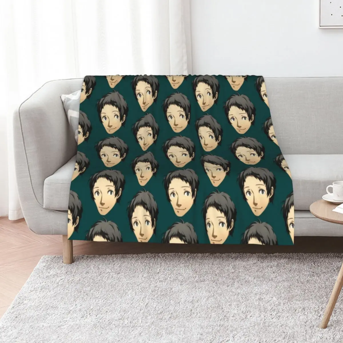 Adachi Tohru Throw Blanket Soft Big Plush Fashion Sofas manga Flannels Beach Blankets