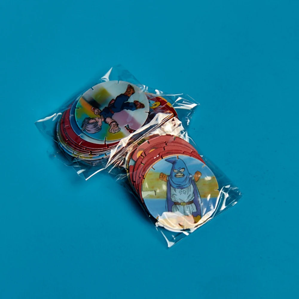 Lote De Tazos Dragon Ball Z Matutano Canecas Coleccion 10pcs Goku Voladores Holo Lenticular Anmie Shooter Jogo Brinquedos Cartão