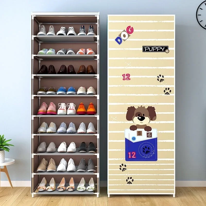 Plastic Space Saving Shoe Rack Shoes Organizer Bedroom Cabinet Shoe-shelf Chessure Furniture Shoerack Cabinets Cupboards Stool