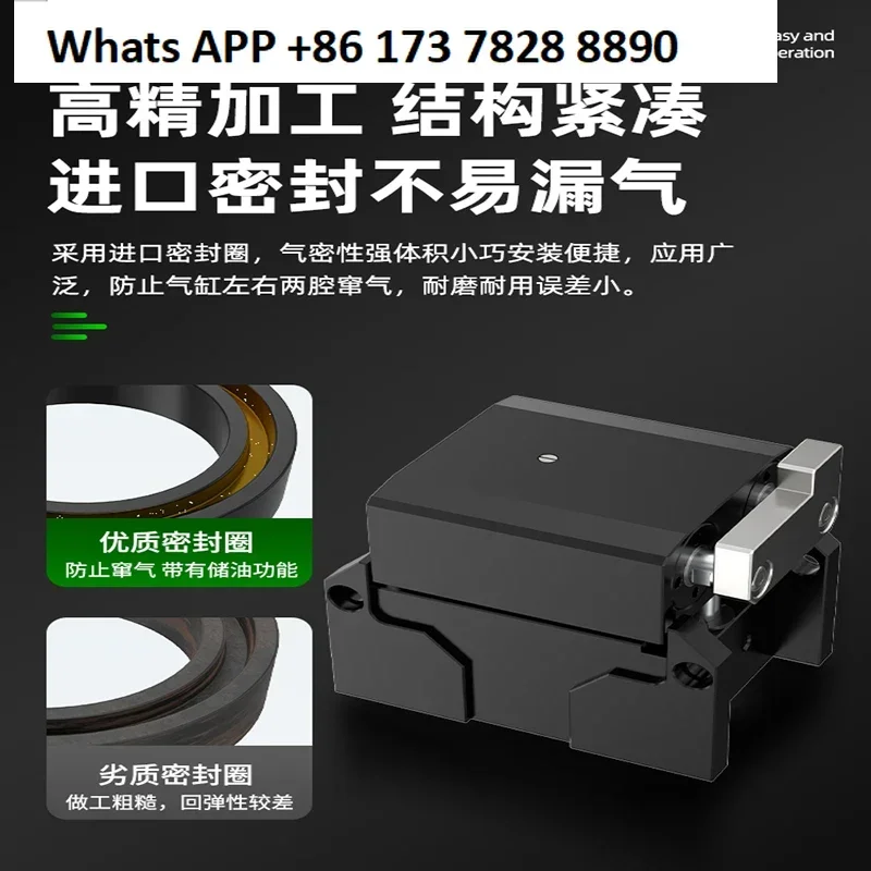 パイプラインストッパーブロック、シリンダー倍速チェーン、停止シリンダー制限、Zdq32-10