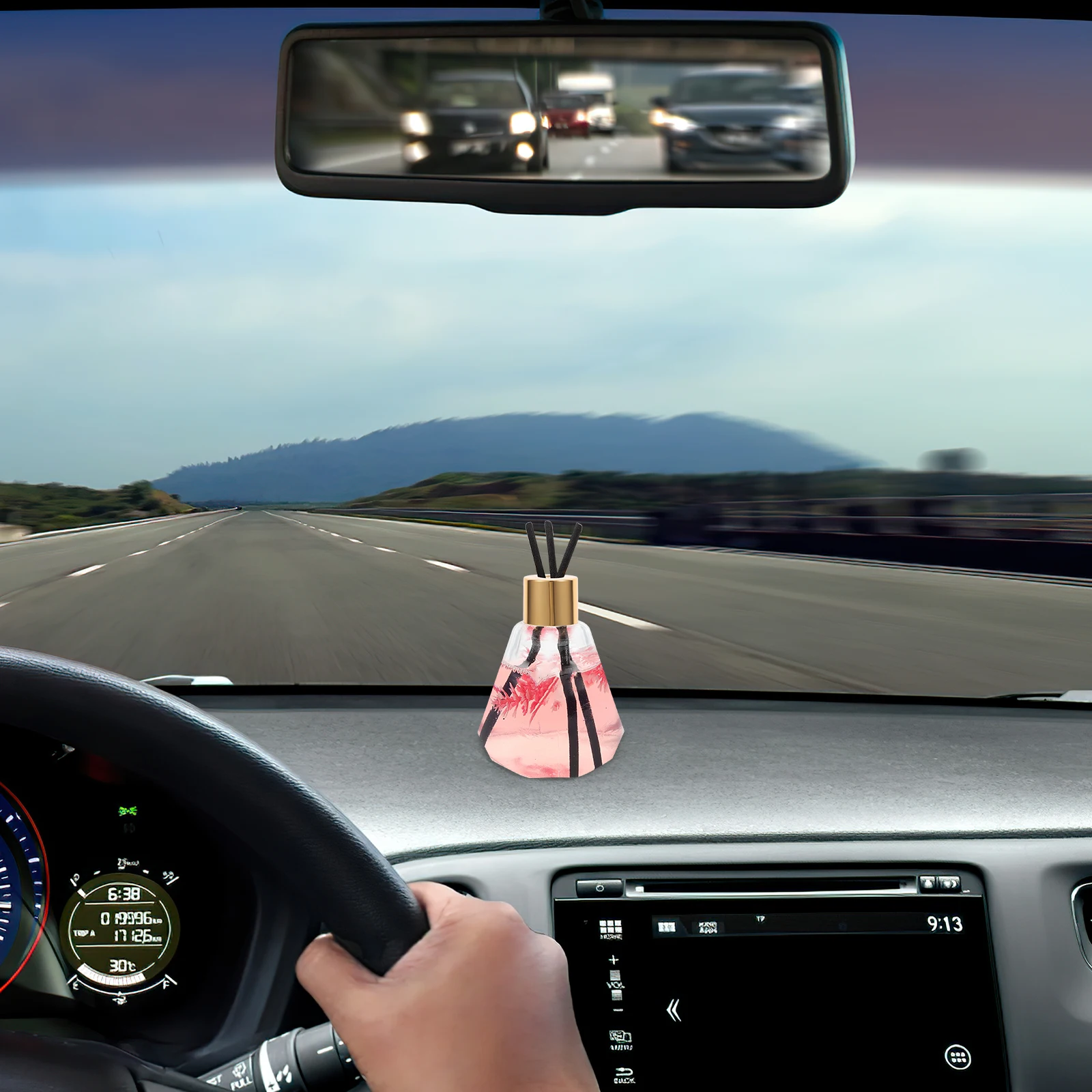 2PCS Aromatherapy Bottles Stylish Lightweight Versatile Even Diffusion Portable Glass Essential Aroma Decor Fragrance Household