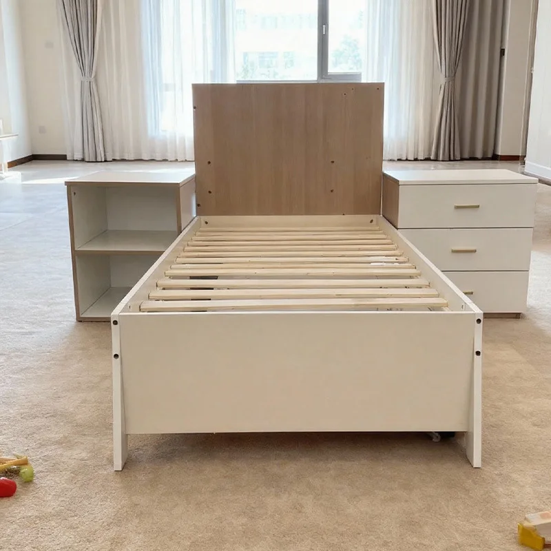 Multifunctional diaper table crib wooden massage 2-in-1 expandable