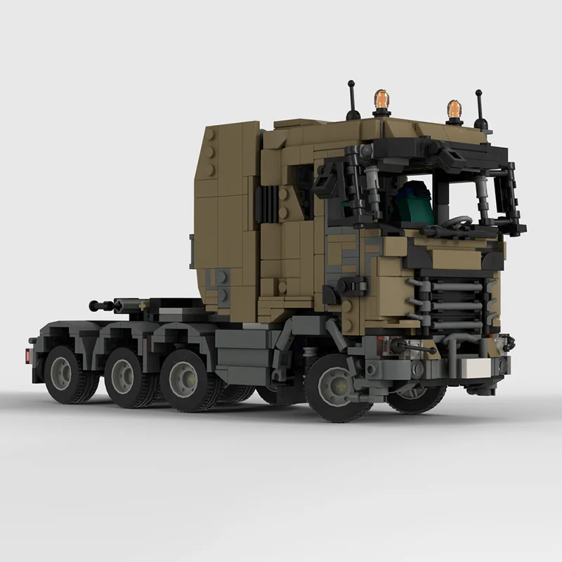 

MOC city vehicle building blocks SCANIA 650S A8x6/4HA truck head model display building toy birthday gift