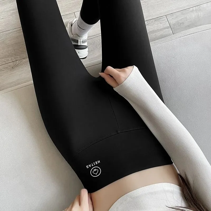 Leggings sem costura de cintura alta para mulheres, esportes fitness yoga calças leggings ginásio calças elásticas tubarão calças de ciclismo, verão