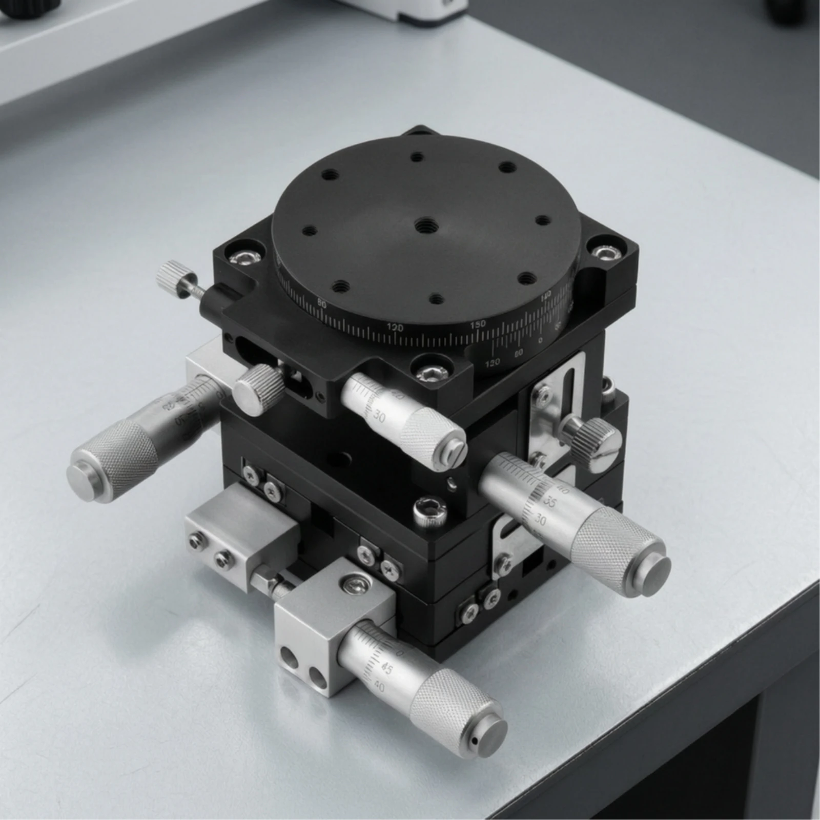 Manual Displacement Stage Precision Manual Translation Stage Translation Displacement Platform Stable Machine Part Slim