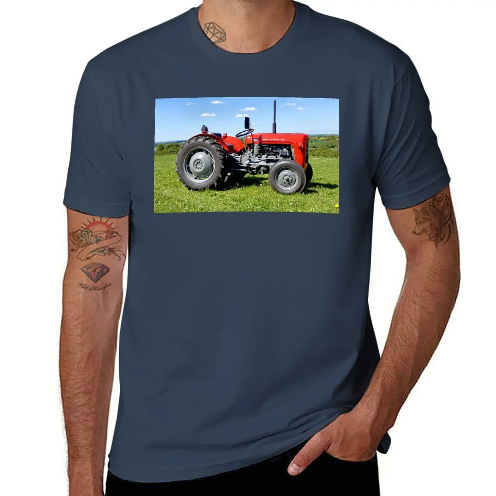 

Massey Ferguson 35 Tractor T-Shirt man t shirts for men casual t shirt man luxury T-Shirt