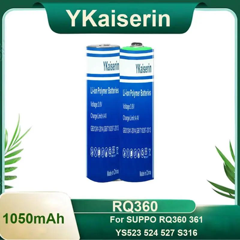 Shaver Battery Rapid Charging For Suppo RQ360 361 YS523 524 527 S316 Good Low-Temperature Performance 1050mAh