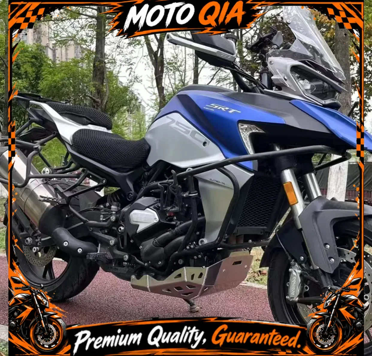QJMOTO Fuel Tank Guard for QJMOTO QJ SRT800 SRT800X 800SRT SRT 800X 800 Motorcycle Bottom Accessory Tank Protection Guard