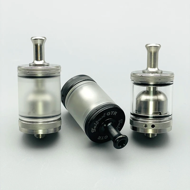 

DSX Taifun GTR RTA Atomizer 316ss 23mm 4ml/2.5ml Single Coil Adjustable Airflow Rebuildable Vape Tank Vs Taifun GT ONE RTA