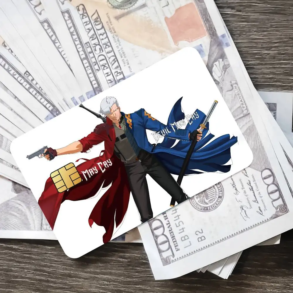 كارتون الشيطان قد يبكي 2025 بطاقات الائتمان البنك حافلة تمرير ملصقات ديكور رائع مقاوم للماء 4 قطعة بطاقة #6