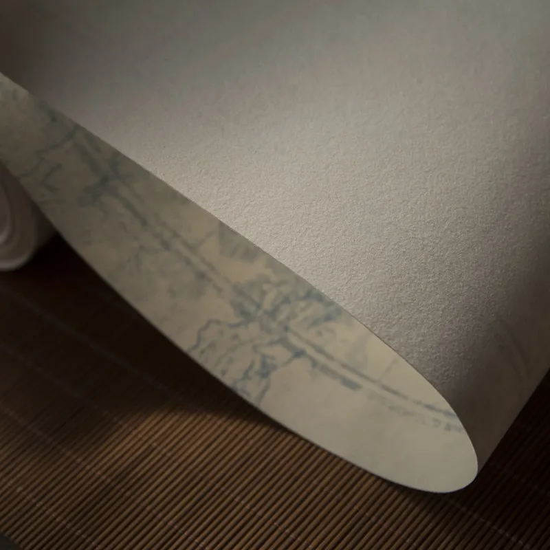 15M Xuan Paper Roll Half Raw Half Cooked Calligraphy Paper Roll for Regular Script Chinese Calligraphy Practice