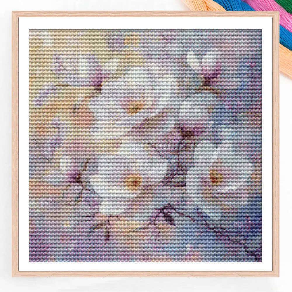 

Вышивка крестиком, корова, животное, сделай сам, полная детская вышивка, канва, цветок 11CT, принт, холст, бабочка, уникальный домашний декор