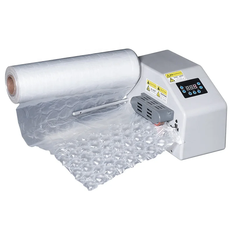 Durable Automatic CE Certification Air Cushion Machine For Inflatable Bubble Roll Packing Material