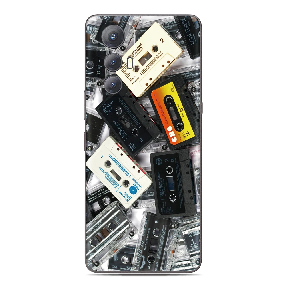 Cassetta Musica Della Copertura Posteriore Per Motorola Moto G36 G56 G86 G96 G100 Pro G54 G85 G84 5G G15 G06 Potenza 4G G53 G14 G71 G73 Cassa Del Telefono