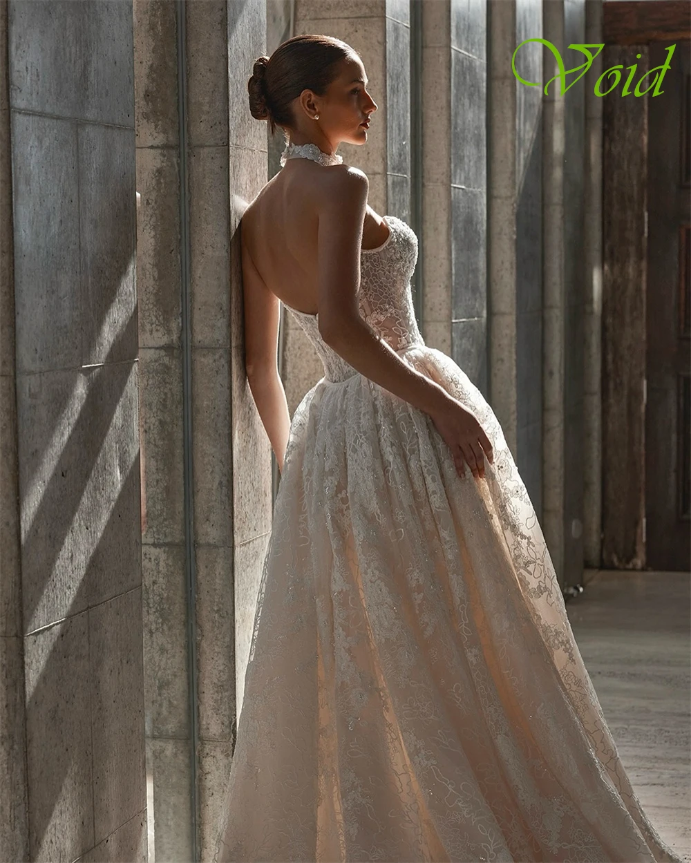 Vestido De Novia De encaje De marfil Sexy personalizado, vestidos De Novia formales sin mangas con escote en forma De corazón, Vestido De Novia suave con tren capilla