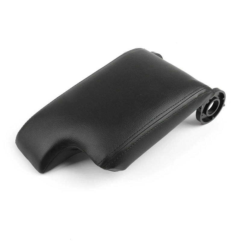 

Black Leather Armrest Center Console Lid Cover For BMW E46 3 Series 1998-2006 Black Parts Accessories