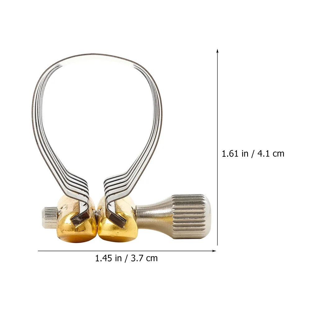 

Stainless Steel Clamp Ligatures Sax Saxophone Professional Reed Clip Wind Instrument Roller Repair Tool Pocket