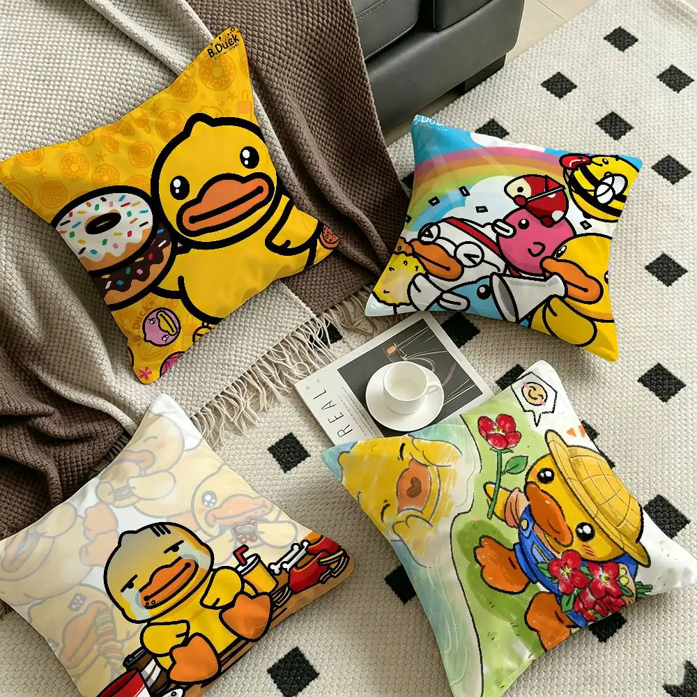 B-B-Duck Duck Toy Brand Personalized picture text home decorative pillows Household Gifts 45x45cm