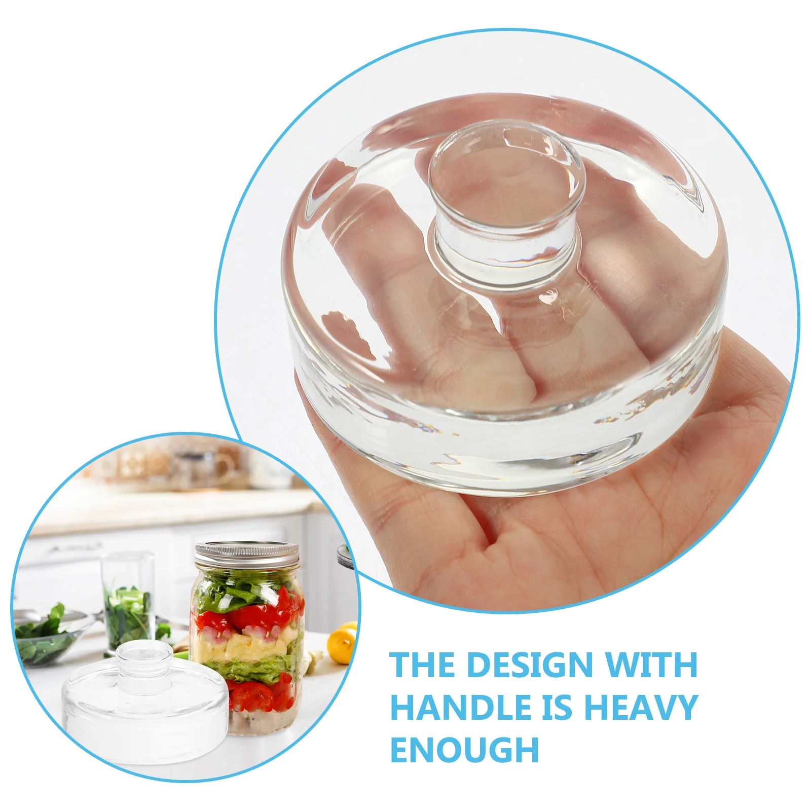 

Mason Jar Weights Fermented Lids Wide Mouth Fermenting Pickle Supplies Canning Jars