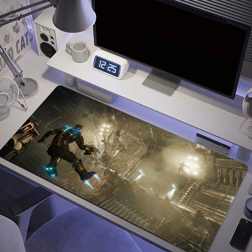 Cool Game D-Dead Space Mouse Pad Desk Mat Large Non-slip Anti-fray Keyboard Ergonomic Office Rubber PC Home Custom