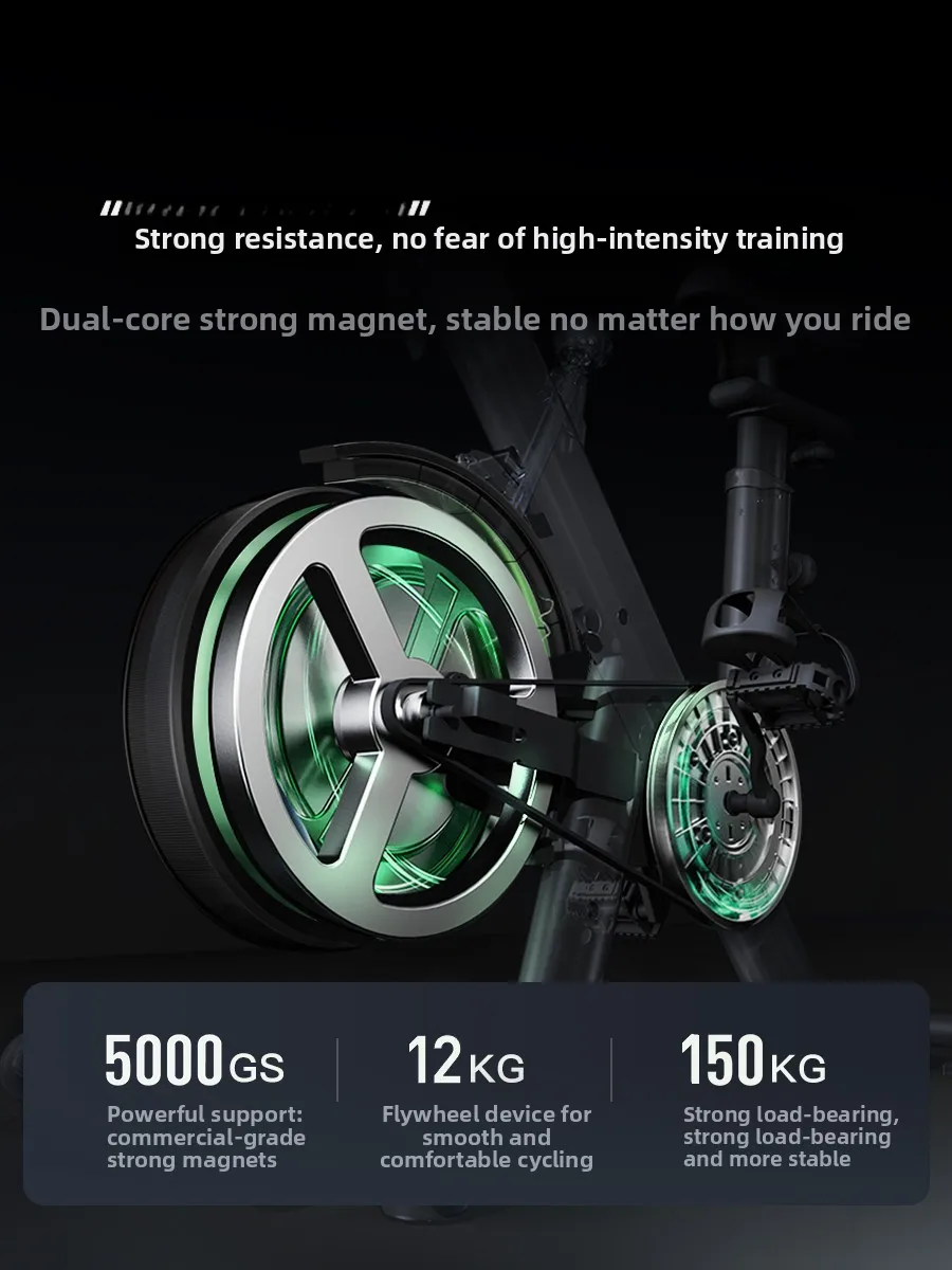 Smart spinning bicycle, household weight loss exercise fitness equipment, small indoor special mute