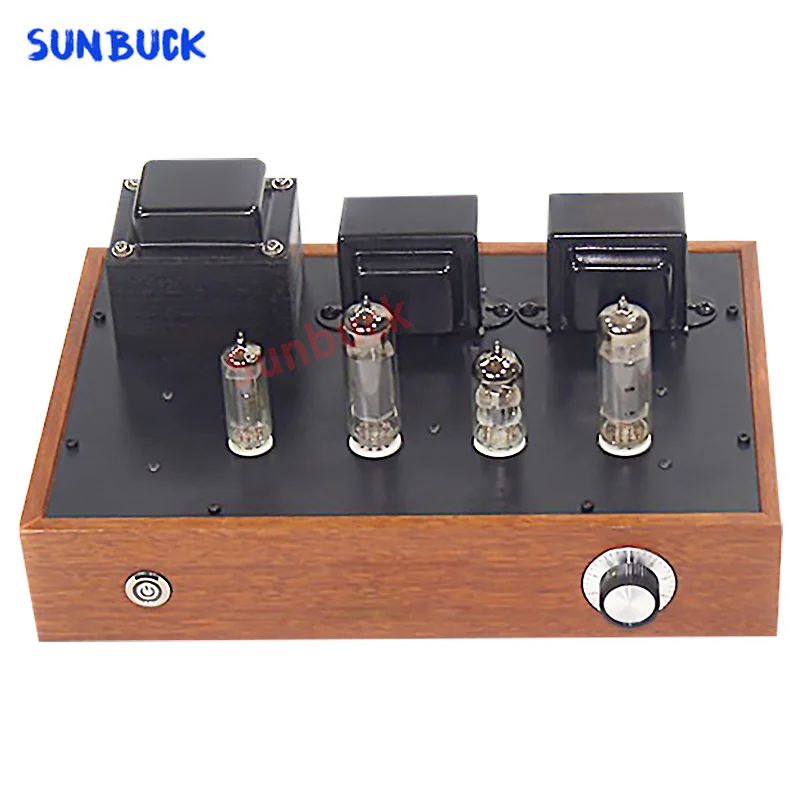 

Sunbuck 6P14 EL84 Vacuum Tube Amplifier 6Z4 Rectifier 2.0 stereo 4W 6N11 Push 6P14 Class A Tube Amplifier Audio