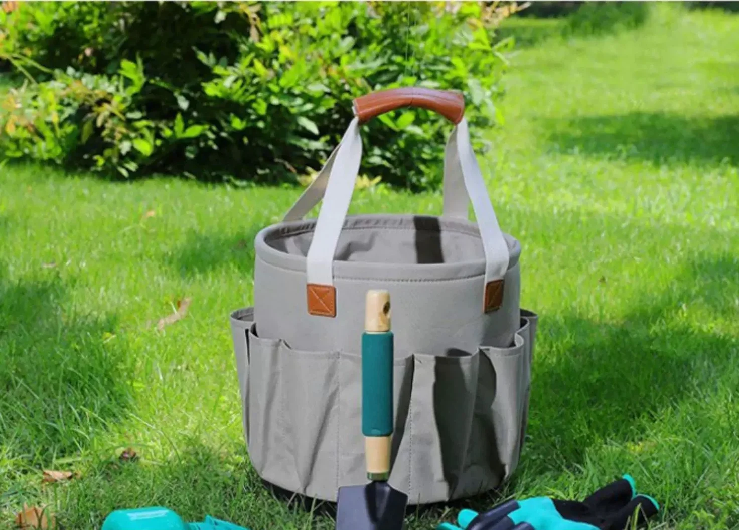 

Gardening Domestic Yard Combination Toolbox Garden Scissors Shovel Folding Saws Gloves Applicable To Greenhouse storage Included