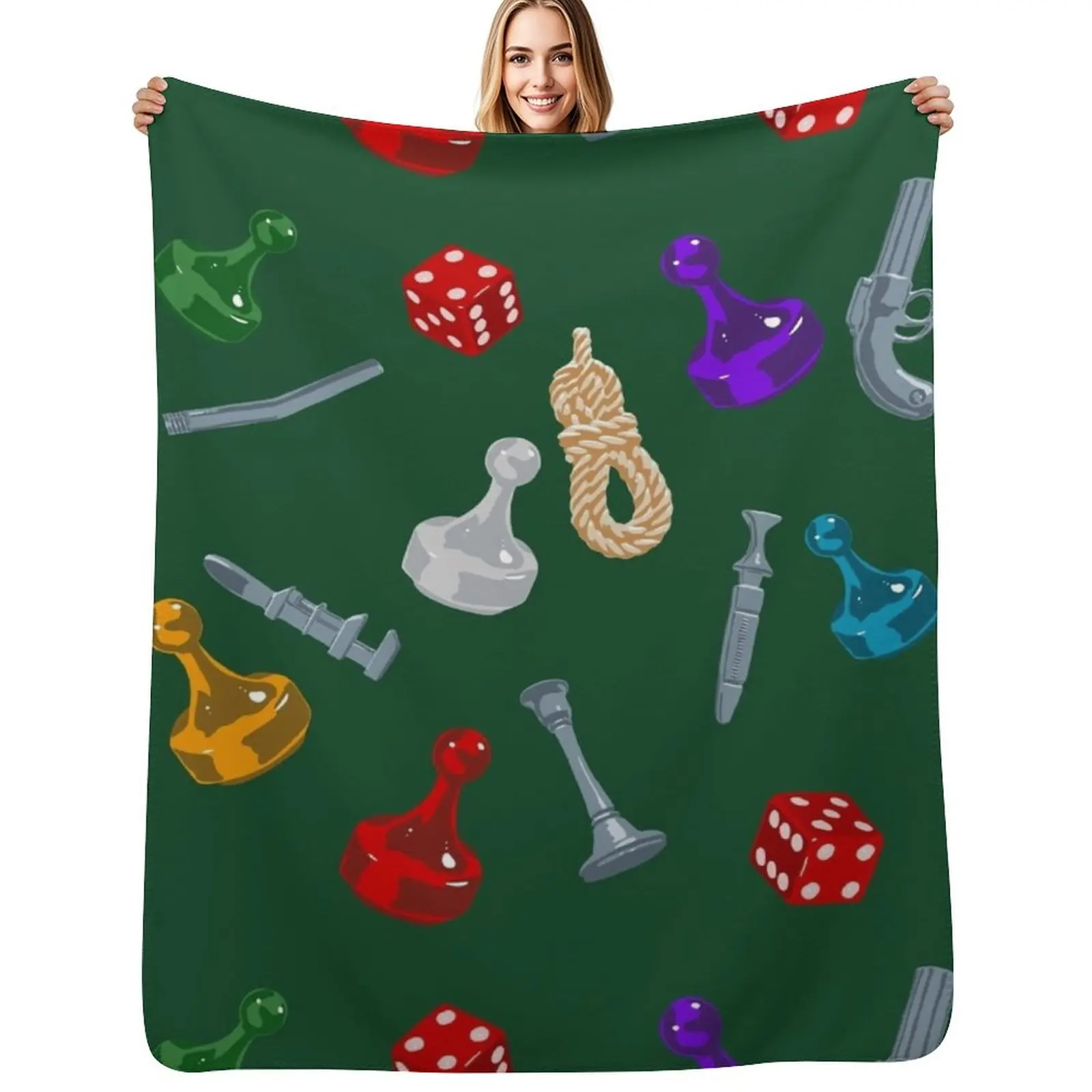 

Плед Get A Clue из фланелевого флиса, мягкий и теплый плед