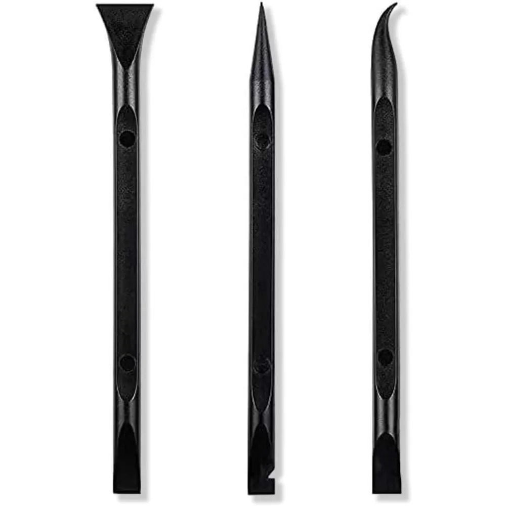 مكشطة بلاستيكية متعددة الأغراض أداة تنظيف غير قابلة للخدش، مثالية لإزالة الملصقات والملصقات وبقع الزيت وما إلى ذلك 3 قطع