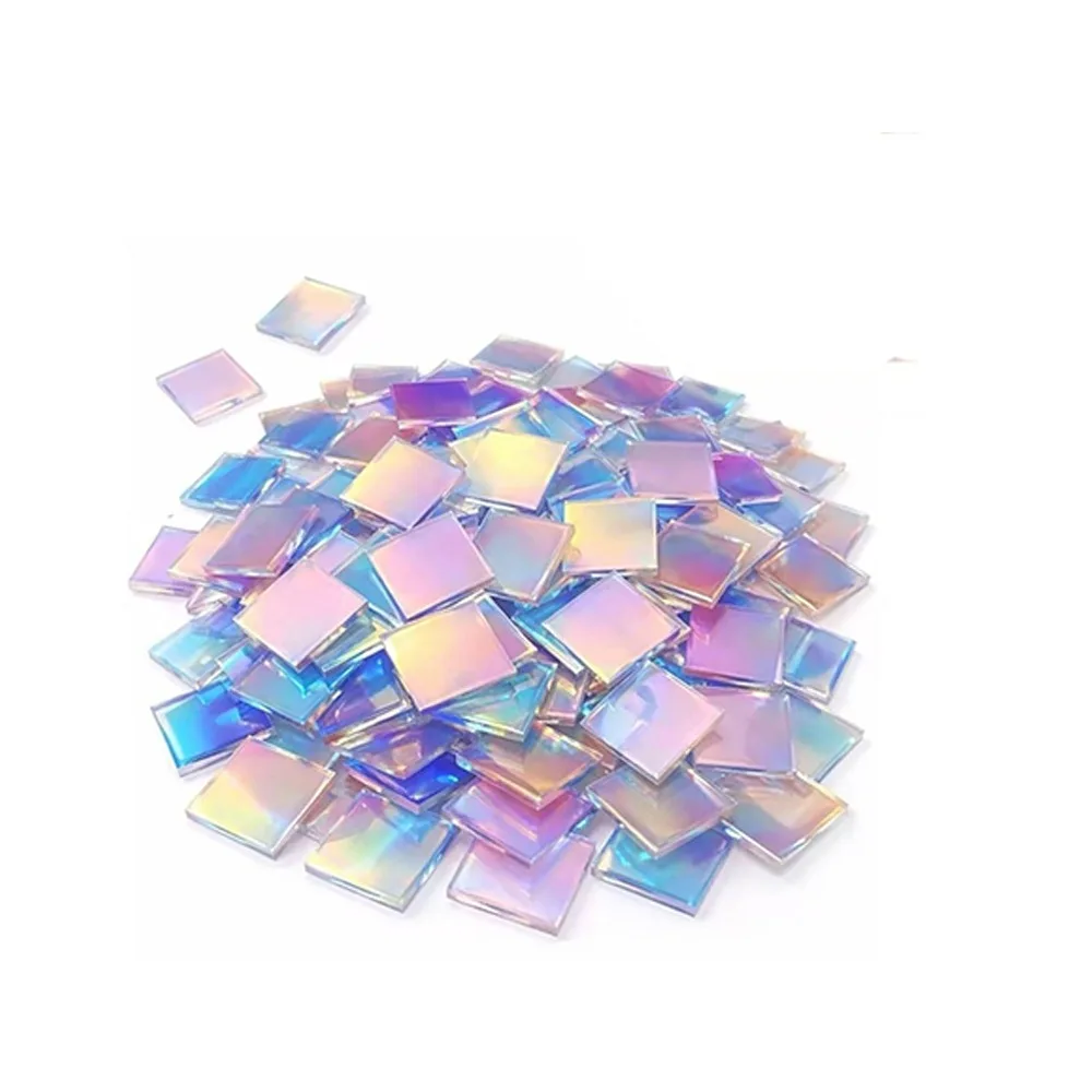 50-pecas-de-folhas-acrilicas-radiantes-arco-Iris-quadradas-holograficas-dupla-face-mini-pastilhas-de-acrilico-holo-faceis-de-colar