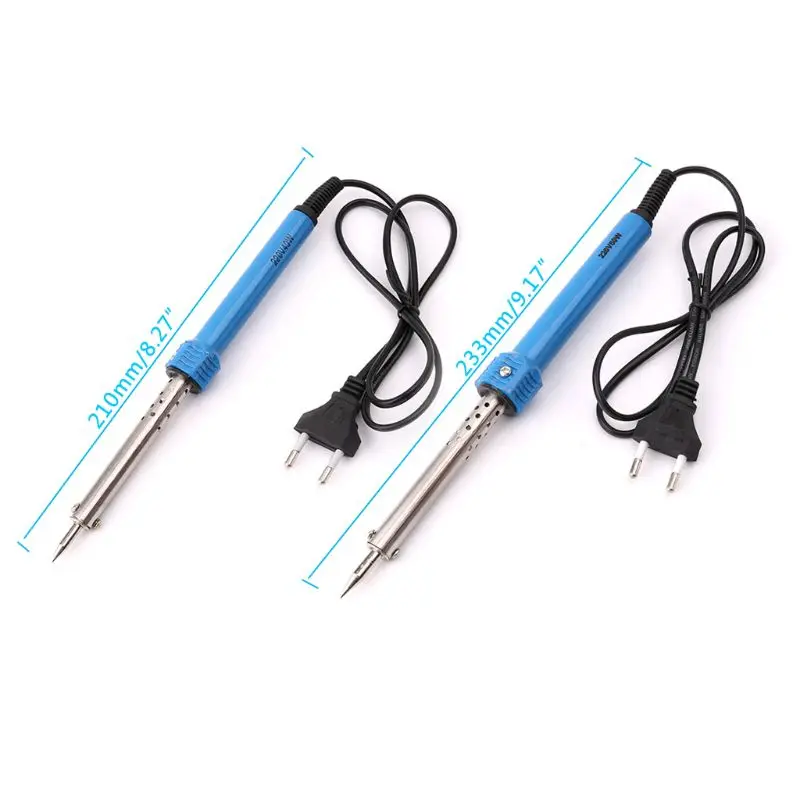 220V Electric Soldering Iron Manual Welding External Heated Soldering Tool 40W 6 Dropship