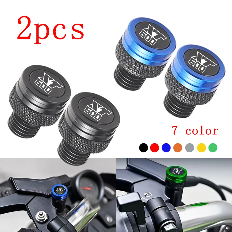 For Yamaha XT600 XT 600 1984 1985 1986 XT600Z XT600E XT600ZE Motorcycle M10*1.25 CNC Rearview Side Mirror Hole Cap Plug