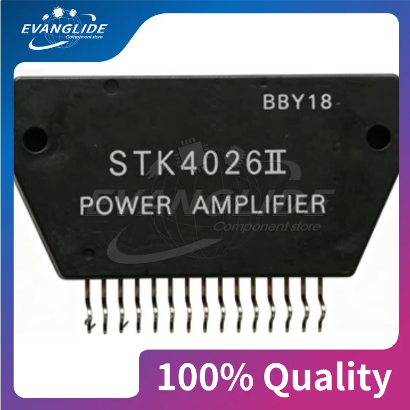 1 Módulo Amplificador de Potencia de Audio STK4026II STK4026 STK4026V, Módulo de Fuente de Alimentación de Audio