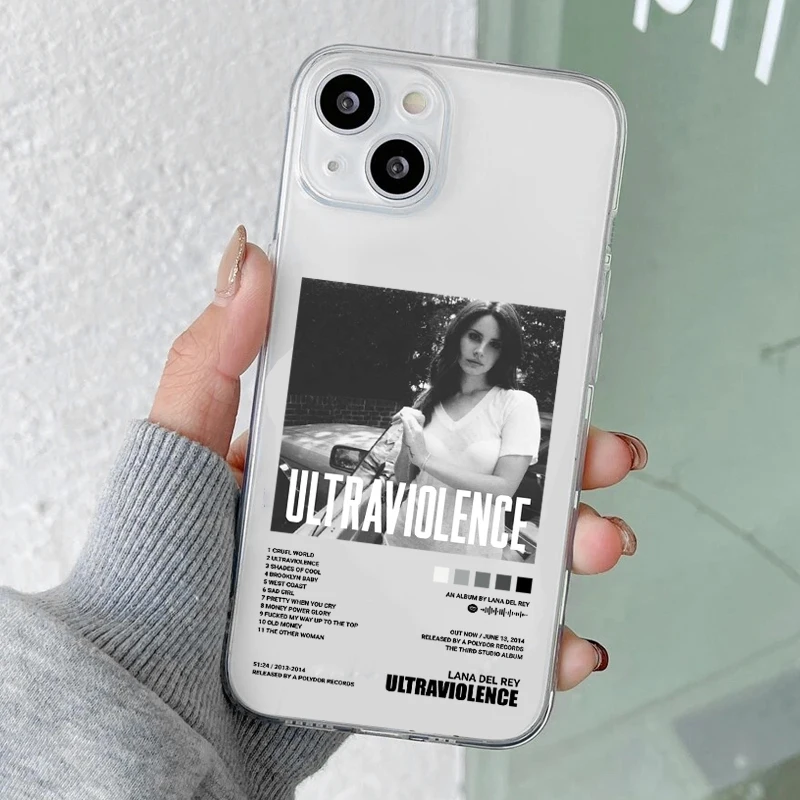Lana Del Rey Singer Kraft Poster Phone Case for iPhone 11 12 13 14