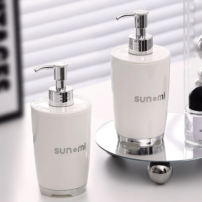 

300ml Bathroom Portable Soap Bottle Dispensers Lotion Shampoo Shower Gel Holder Home Soap Plastic Bottle